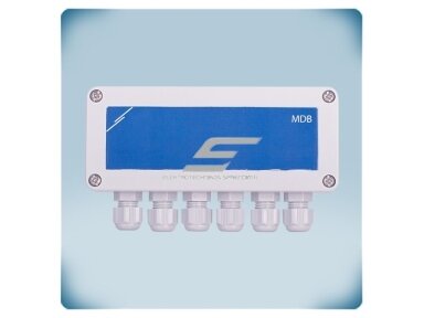 Modbus RTU paskirstymo dėžutė PoM | 6×RJ45 | 24VDC | 1,5A | paviršinė | IP65 | Sentera Controls | MDB-M-6 Modbus RTU paskirstymo dėžutė PoM | 6×RJ45 | 24VDC | 1,5A | paviršinė | IP65 | Sentera Controls | MDB-M-6