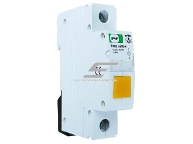 Modulinė indikacinė LED lemputė | geltona | 230V | IP20 | DIN | EVO FMI3 | Promfactor Baltic | FMIY230 | 4779040152319 Modulinė indikacinė LED lemputė | geltona | 230V | IP20 | DIN | EVO FMI3 | Promfactor Baltic | FMIY230 | 4779040152319