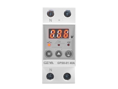 Modulinė įtampos kontrolės relė | skaitmeninė | viršįtampio ir įtampos kritimo apsauga | 1P | 50A | 230VAC | DIN | automatinis atsistatymas Modulinė įtampos kontrolės relė | skaitmeninė | viršįtampio ir įtampos kritimo apsauga | 1P | 50A | 230VAC | DIN | automatinis atsistatymas