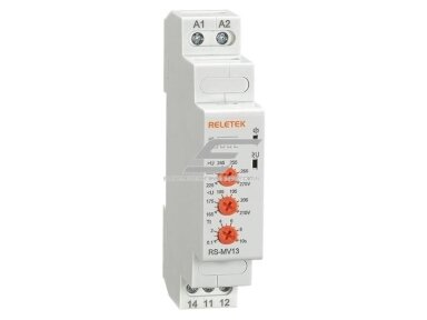 Modulinė įtampos kontrolės relė | viršįtampių ir žemos įtampos apsauga | 1F | 8A | 230VAC | 225-275V | 165-215V | mechaninė | DIN Modulinė įtampos kontrolės relė | viršįtampių ir žemos įtampos apsauga | 1F | 8A | 230VAC | 225-275V | 165-215V | mechaninė | DIN
