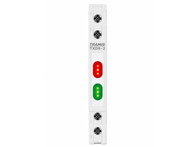 Modulinė signalinė LED lemputė | 9mm | raudona/žalia | 230V AC/DC | IP20 | DIN | elektros skydams ir spintoms Modulinė signalinė LED lemputė | 9mm | raudona/žalia | 230V AC/DC | IP20 | DIN | elektros skydams ir spintoms
