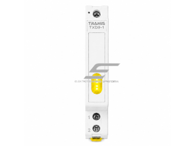 Modulinė signalinė LED lemputė | 9mm | geltona | 230V AC/DC | IP20 | DIN | elektros skydams ir spintoms Modulinė signalinė LED lemputė | 9mm | geltona | 230V AC/DC | IP20 | DIN | elektros skydams ir spintoms