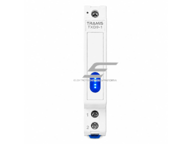 Modulinė signalinė LED lemputė | 9mm | mėlyna | 230V AC/DC | IP20 | DIN | elektros skydams ir spintoms Modulinė signalinė LED lemputė | 9mm | mėlyna | 230V AC/DC | IP20 | DIN | elektros skydams ir spintoms