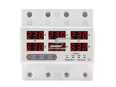 Modulinė | skaitmeninė įtampos ir srovės kontrolės | apsaugos | fazių sekos disbalanso relė | 3F | 1-100A | 380V | DIN Modulinė | skaitmeninė įtampos ir srovės kontrolės | apsaugos | fazių sekos disbalanso relė | 3F | 1-100A | 380V | DIN