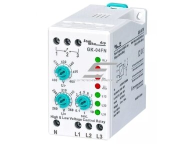 Modulinė įtampos | fazių sekos kontrolės | apsaugos relė | 3x380V | 260-360V | 400-460V | DIN Modulinė įtampos | fazių sekos kontrolės | apsaugos relė | 3x380V | 260-360V | 400-460V | DIN