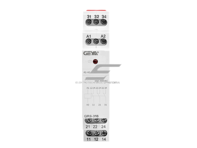 Tarpinė relė | signalų stiprinimui ir apkrovų valdymui | 3 SPDT | 16A | AC 230V | miniatiūrinė | GR8-316