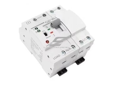 Modulinis rezervinis automatinis galios perjungiklis generatoriams | nepertraukiamam elektros energijos tiekimui | 4P | 63A | 230VAC | DIN