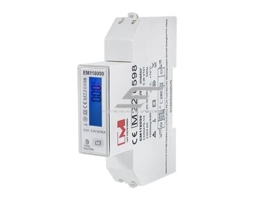 Modulinis | skaitmeninis | multifuncinis elektros energijos skaitiklis | 1F | 0,25~5(100)A | 230V | Multi-tarifinis matavimas | skaičiai rodomi vertikaliai eilutėje | saulės sistemai | RS485 | MID | DIN Modulinis | skaitmeninis | multifuncinis elektros energijos skaitiklis | 1F | 0,25~5(100)A | 230V | Multi-tarifinis matavimas | skaičiai rodomi vertikaliai eilutėje | saulės sistemai | RS485 | MID | DIN