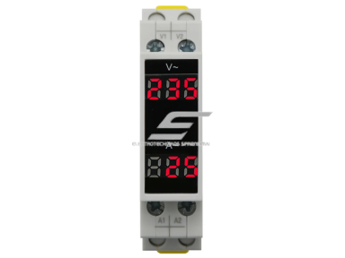 Modulinis | skaitmeninis elektros energijos voltmetras | ampermetras | 80-500VAC | 0-100A | DIN Modulinis | skaitmeninis elektros energijos voltmetras | ampermetras | 80-500VAC | 0-100A | DIN