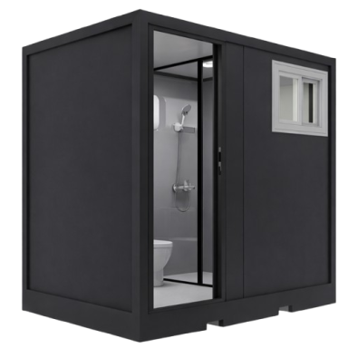Mobilais sanitārais konteineris WC | tualete ar izlietni un dušu | 2270x1505x2255mm Mobilais sanitārais konteineris WC | tualete ar izlietni un dušu | 2270x1505x2255mm