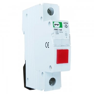 Moduļu indikators LED gaisma | sarkans | 230V | IP20 | EVO FMI3 Promfactor Baltic FMIR230 Moduļu indikators LED gaisma | sarkans | 230V | IP20 | EVO FMI3 Promfactor Baltic FMIR230