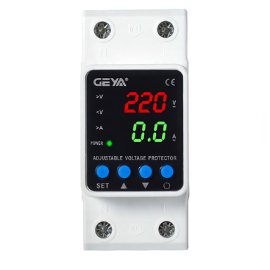 Automātiska sprieguma regulēšanas / aizsardzības relejs | 2P | 40 A | LED displejs | automātiska atkārtota pieslēgšana | GEYA GPS6-VA5 Automātiska sprieguma regulēšanas / aizsardzības relejs | 2P | 40 A | LED displejs | automātiska atkārtota pieslēgšana | GEYA GPS6-VA5