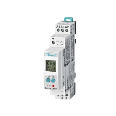 Modular digital multifunction time relay | 10 functions | 0.1s–999h | 5A | 24VAC/DC / 230VAC | DIN rail Modular digital multifunction time relay | 10 functions | 0.1s–999h | 5A | 24VAC/DC / 230VAC | DIN rail