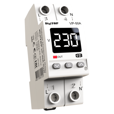 Moduļrelejs digitālai sprieguma kontrolei | 1 fāze | 50A | VP-50A G3W DigiTOP