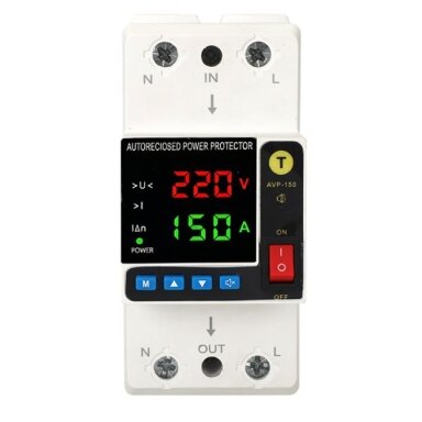 Modulārs | digitāls | daudzfunkcionāls sprieguma | strāvas kontroles | noplūdes strāvas aizsardzības relejs | ar automātisku atkārtotu ieslēgšanu | 1-150A | 110V/230V | DIN Modulārs | digitāls | daudzfunkcionāls sprieguma | strāvas kontroles | noplūdes strāvas aizsardzības relejs | ar automātisku atkārtotu ieslēgšanu | 1-150A | 110V/230V | DIN