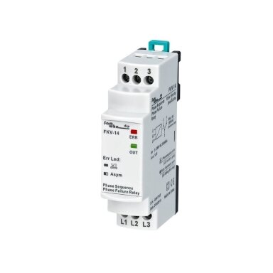 Modulārs trīsfāžu fāžu kontroles | secības | aizsardzības relejs | 3x380V | fāžu asimetrija 30% | DIN Modulārs trīsfāžu fāžu kontroles | secības | aizsardzības relejs | 3x380V | fāžu asimetrija 30% | DIN