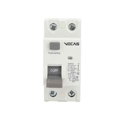 Modular residual current circuit breaker 2P | 40A | 0.03A | AC type | DIN | RCCB Vecas Modular residual current circuit breaker 2P | 40A | 0.03A | AC type | DIN | RCCB Vecas