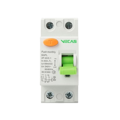 Modular residual current circuit breaker 2P | 63A | 0.03A | AC type | DIN | RCCB Vecas Modular residual current circuit breaker 2P | 63A | 0.03A | AC type | DIN | RCCB Vecas