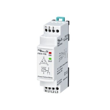 Modulārs trīsfāžu fāžu kontroles relejs | 3x380V | fāžu asimetrija 30% | DIN Modulārs trīsfāžu fāžu kontroles relejs | 3x380V | fāžu asimetrija 30% | DIN