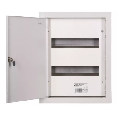 Modulārais elektro sadales skapis | kaste | 24 moduļi | ar slēdzeni | 405 x 320 x 120 mm | iebūvējams | tērauda | IP31 Modulārais elektro sadales skapis | kaste | 24 moduļi | ar slēdzeni | 405 x 320 x 120 mm | iebūvējams | tērauda | IP31