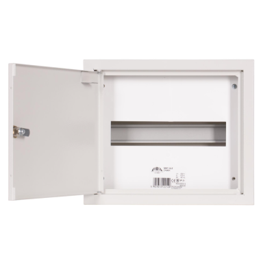 Modulārais elektro sadales skapis | kaste | skapis | ar slēdzeni | 12 moduļi | 310x265x130 mm | virsapmetuma | tērauda | IP31