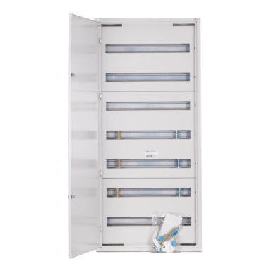 Modulārs elektro sadales skapis | kaste | vairogs | ar slēdzeni | 168 moduļi | 550x1205x132 mm | virsapmetuma | tērauda | IP31 Modulārs elektro sadales skapis | kaste | vairogs | ar slēdzeni | 168 moduļi | 550x1205x132 mm | virsapmetuma | tērauda | IP31