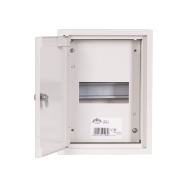 Modulārs elektro sadales skapis | kaste | sadalnes skapis | ar slēdzeni | 6 moduļi | 310x265x130 mm | virsapmetuma | tērauda | IP31 Modulārs elektro sadales skapis | kaste | sadalnes skapis | ar slēdzeni | 6 moduļi | 310x265x130 mm | virsapmetuma | tērauda | IP31