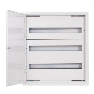 Modulārs elektro sadales skapis | kaste | sadales skapis | ar slēdzeni | 72 moduļi | 550x605x132 mm | virsapmetuma | tērauda | IP31 Modulārs elektro sadales skapis | kaste | sadales skapis | ar slēdzeni | 72 moduļi | 550x605x132 mm | virsapmetuma | tērauda | IP31
