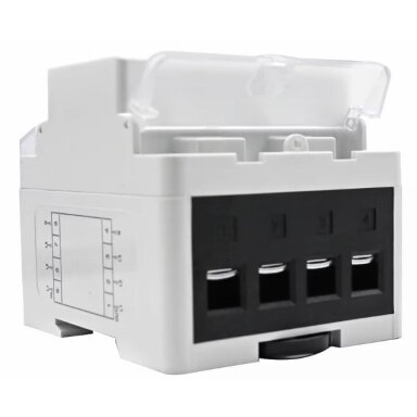 Smart three-phase energy meter with protection functions | 4P | 100 A | 3×230/400 V | Wi-Fi Tuya | DIN | ES-EAEMP3-100-TY-W