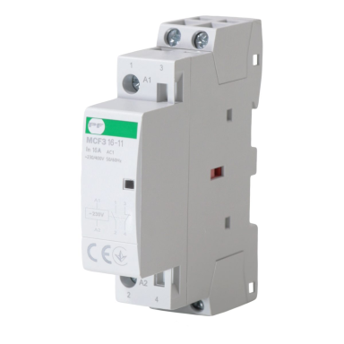 Modulārais kontaktors 2P | 1NO+1NC | 16A | 230VAC | DIN | MCF3 Promfactor Baltic MCF31611230 Modulārais kontaktors 2P | 1NO+1NC | 16A | 230VAC | DIN | MCF3 Promfactor Baltic MCF31611230