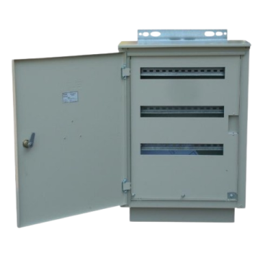 Mooduljaotuskap | karp | 54 moodulit | 650x500x200mm | pinnapealne | tsingitud teras | IP44