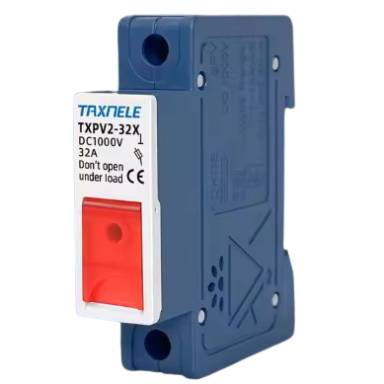 Modular fuse disconnector holder | block for solar power systems | with indicator | 1P | 32A | 1000VDC | 10x38mm | DIN rail Modular fuse disconnector holder | block for solar power systems | with indicator | 1P | 32A | 1000VDC | 10x38mm | DIN rail