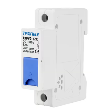 Modular fuse disconnector holder | block for solar power systems | 1P | 32A | 1000VDC | 10x38mm | DIN rail Modular fuse disconnector holder | block for solar power systems | 1P | 32A | 1000VDC | 10x38mm | DIN rail