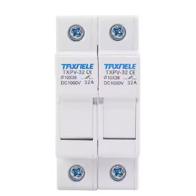 Modular fuse disconnector holder | block for solar power systems | 2P | 32A | 1000VDC | 10x38mm | DIN rail Modular fuse disconnector holder | block for solar power systems | 2P | 32A | 1000VDC | 10x38mm | DIN rail