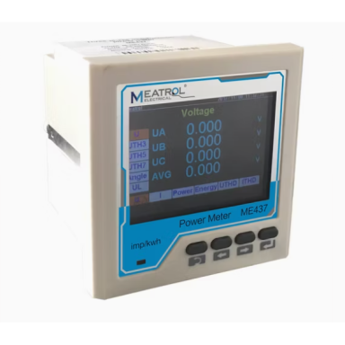 Multifunction Rogowski Recording Panel Power Meter | SD Card | Modbus RS485 | 96×96 mm | ME437-SD Multifunction Rogowski Recording Panel Power Meter | SD Card | Modbus RS485 | 96×96 mm | ME437-SD