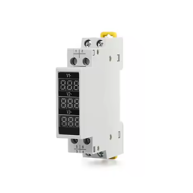 Modulārs | Digitālais elektriskās enerģijas voltmetrs | Trīsfāzu | 80–500VAC | DIN Modulārs | Digitālais elektriskās enerģijas voltmetrs | Trīsfāzu | 80–500VAC | DIN