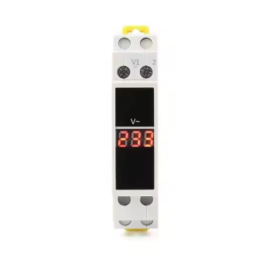 Modulārs | digitāls elektriskās enerģijas voltmetrs | vienfāzes | 80–500VAC | DIN Modulārs | digitāls elektriskās enerģijas voltmetrs | vienfāzes | 80–500VAC | DIN