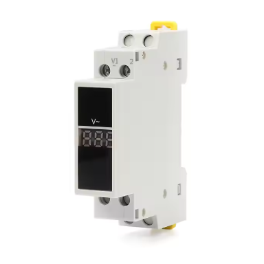 Modulārs | digitāls elektriskās enerģijas voltmetrs | vienfāzes | 80–500VAC | DIN Modulārs | digitāls elektriskās enerģijas voltmetrs | vienfāzes | 80–500VAC | DIN