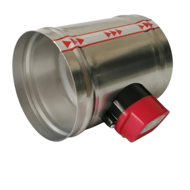 Motorizēta piedziņa gaisa aizbīdnim | ventilācijas sistēmai | D125mm | 1Nm | 230V | cinkots tērauds Motorizēta piedziņa gaisa aizbīdnim | ventilācijas sistēmai | D125mm | 1Nm | 230V | cinkots tērauds