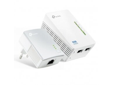 Internetas per 230V elektros tinklą | Powerline | 600Mbit/s | RJ45 | Wi-Fi 300Mbit/s | TP-LINK | TL-WPA4220KIT