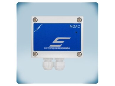Modbus RTU į analoginį signalą keitiklis | 1 išėjimas 0-10VDC/0-20mA/PWM | 24VDC PoM | IP65 | Sentera Controls | MDACM1 1