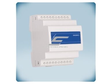 Modbus RTU paskirstymo dėžutė PoM | 10×RJ45 24VDC + 12×RJ12 3,3VDC | 1,5A | DIN bėgelis | IP20 | -30…+85°C | Sentera Controls | DMDBM22