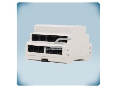 Modbus RTU paskirstymo dėžutė PoM | 10×RJ45 24VDC 1,5A + 12×RJ12 3,3VDC 0,3A | DIN bėgelis | IP20 | 0…60°C | Sentera Controls | DLDBM22 4