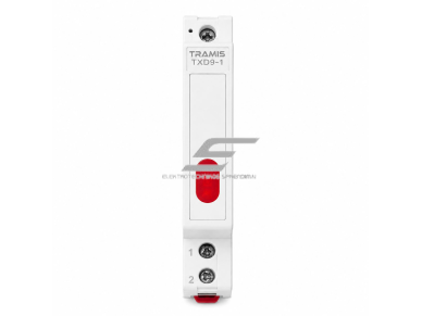 Modulinė signalinė LED lemputė | 9mm | raudona | 230V AC/DC | IP20 | DIN | elektros skydams ir spintoms Modulinė signalinė LED lemputė | 9mm | raudona | 230V AC/DC | IP20 | DIN | elektros skydams ir spintoms