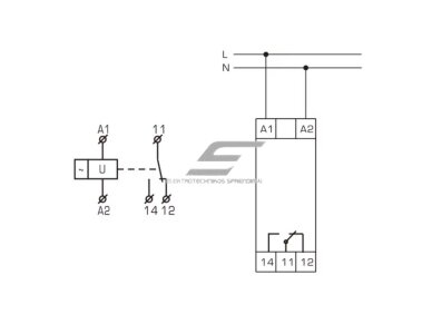 Modulinė įtampos kontrolės relė | viršįtampių ir žemos įtampos apsauga | 1F | 8A | 230VAC | 225-275V | 165-215V | mechaninė | DIN 3 Modulinė įtampos kontrolės relė | viršįtampių ir žemos įtampos apsauga | 1F | 8A | 230VAC | 225-275V | 165-215V | mechaninė | DIN 3