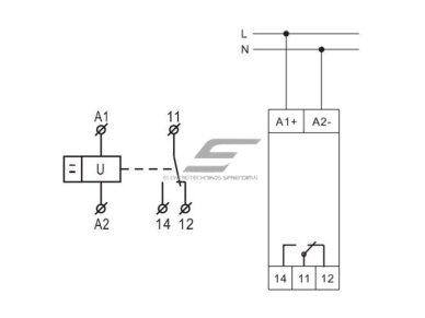 Modulinė įtampos kontrolės relė | viršįtampių ir žemos įtampos apsauga | 1F | 16A | 12VDC | 9-15V | mechaninė | DIN 3 Modulinė įtampos kontrolės relė | viršįtampių ir žemos įtampos apsauga | 1F | 16A | 12VDC | 9-15V | mechaninė | DIN 3
