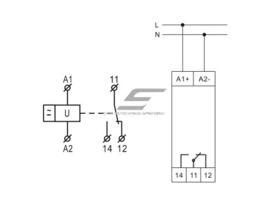 Modulinė įtampos kontrolės relė | viršįtampių ir žemos įtampos apsauga | 1F | 16A | 24-48VAC/DC | 20-80V | mechaninė | DIN 3 Modulinė įtampos kontrolės relė | viršįtampių ir žemos įtampos apsauga | 1F | 16A | 24-48VAC/DC | 20-80V | mechaninė | DIN 3
