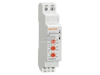 Modulinė įtampos kontrolės relė | viršįtampių ir žemos įtampos apsauga | 1F | 8A | 230VAC | 225-275V | 165-215V | mechaninė | DIN Modulinė įtampos kontrolės relė | viršįtampių ir žemos įtampos apsauga | 1F | 8A | 230VAC | 225-275V | 165-215V | mechaninė | DIN