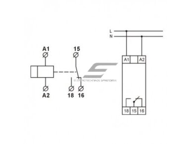 Modulinė laiko relė | laikmatis | mechaninė | su uždelstu įjungimu | 16A | 12-240V | 1C/O | DIN | Promfactor Baltic | FRT14 41 | 4772151003235 2 Modulinė laiko relė | laikmatis | mechaninė | su uždelstu įjungimu | 16A | 12-240V | 1C/O | DIN | Promfactor Baltic | FRT14 41 | 4772151003235 2