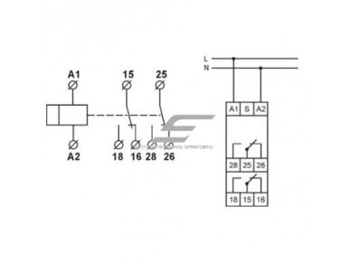 Modulinė laiko relė | laikmatis | mechaninė | su uždelstu išjungimu | 16A | 12-240V | 2C/O | DIN | Promfactor Baltic | FRT14 22 | 4772151003228 2 Modulinė laiko relė | laikmatis | mechaninė | su uždelstu išjungimu | 16A | 12-240V | 2C/O | DIN | Promfactor Baltic | FRT14 22 | 4772151003228 2